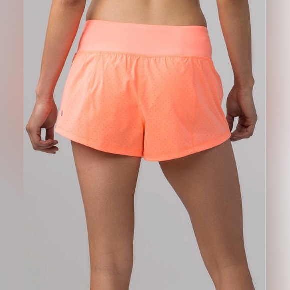 Lululemon Final Lap Short (2.5") in Pop Orange - Picture 2 of 6